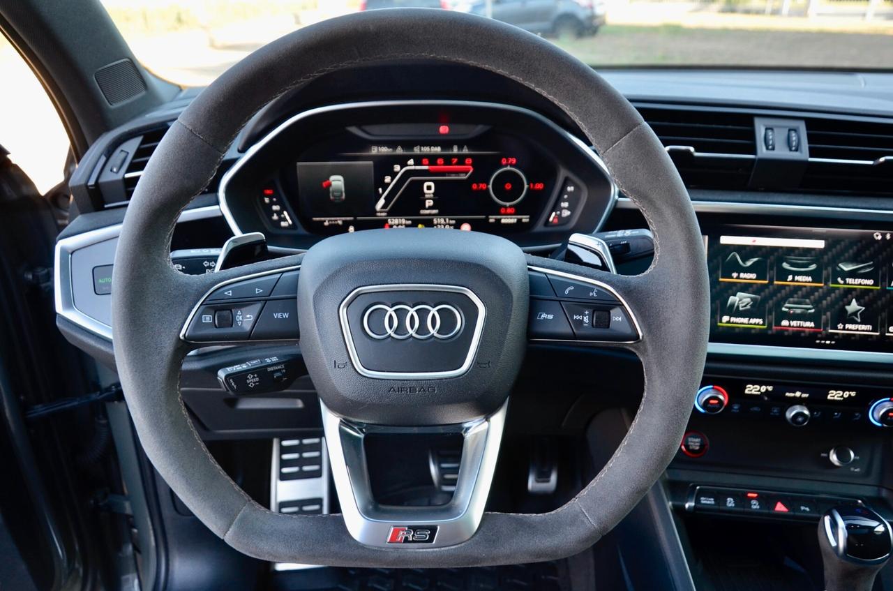 AUDI RSQ3 SPORTBACK 2.5 EDITION 10 YEARS QUATTRO 400cv S-TRONIC, BOLLO E SUPER 4/27, CARBOCERAMICA, TETTO, SEDILI CARBONIO, MATRIX, HI-FI SONOS, PERMUTE