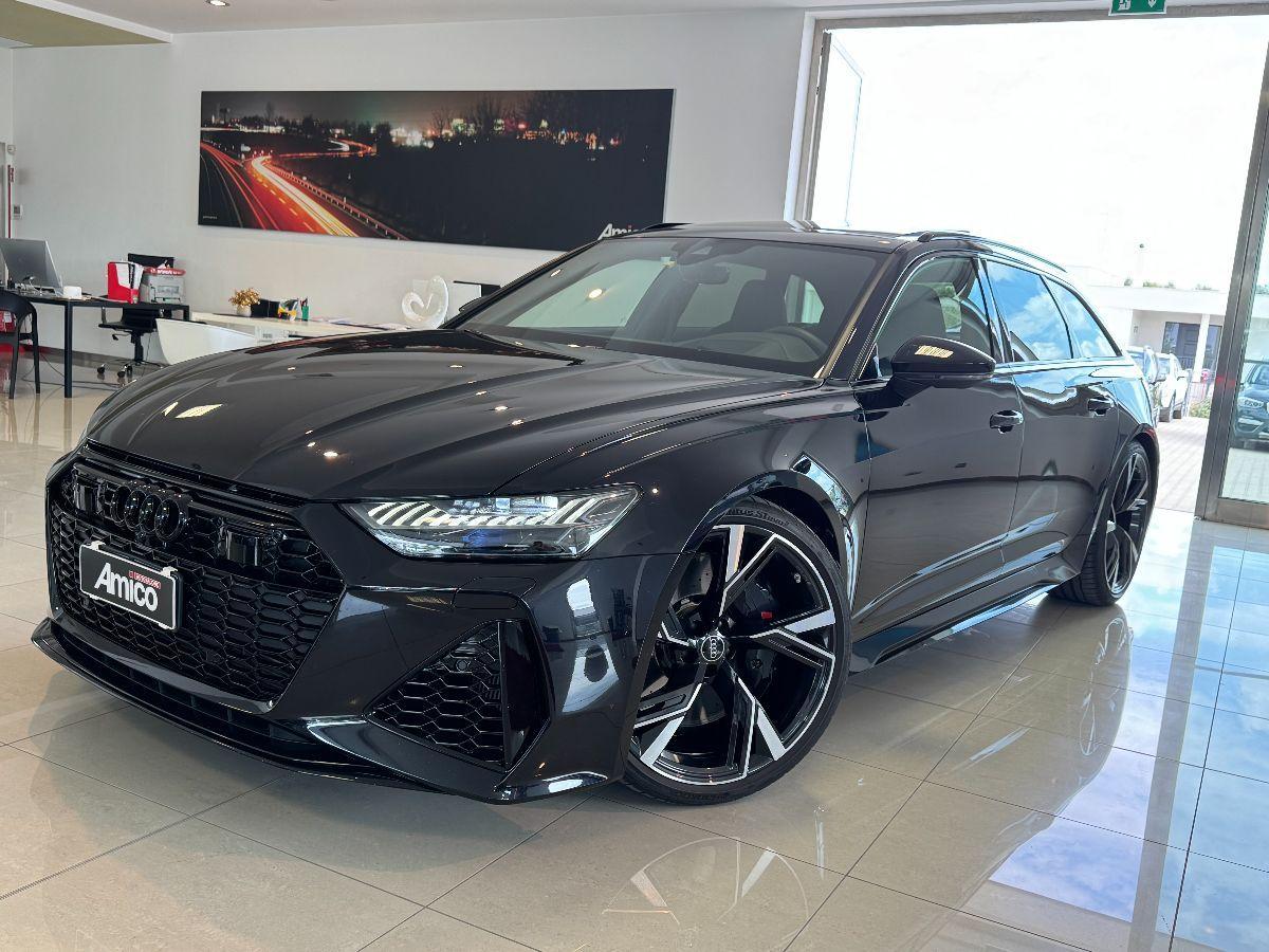 AUDI RS6 4.0 MHEV 600CV Identity Black Tetto Panorama