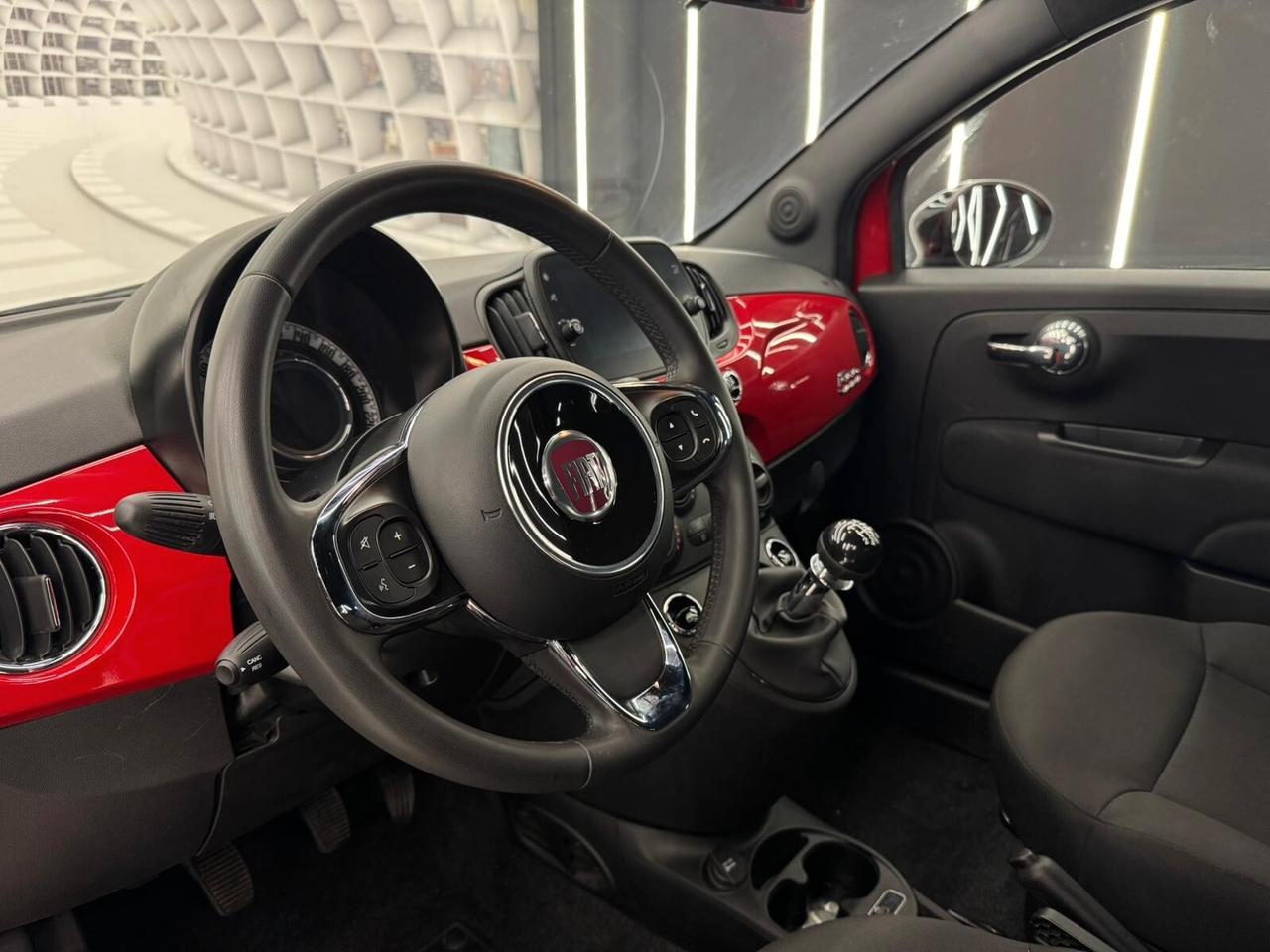 Fiat 500 1.0 Hybrid Red-KM CERTIFICATI-PERMUTE-12 MESI DI GARANZIA