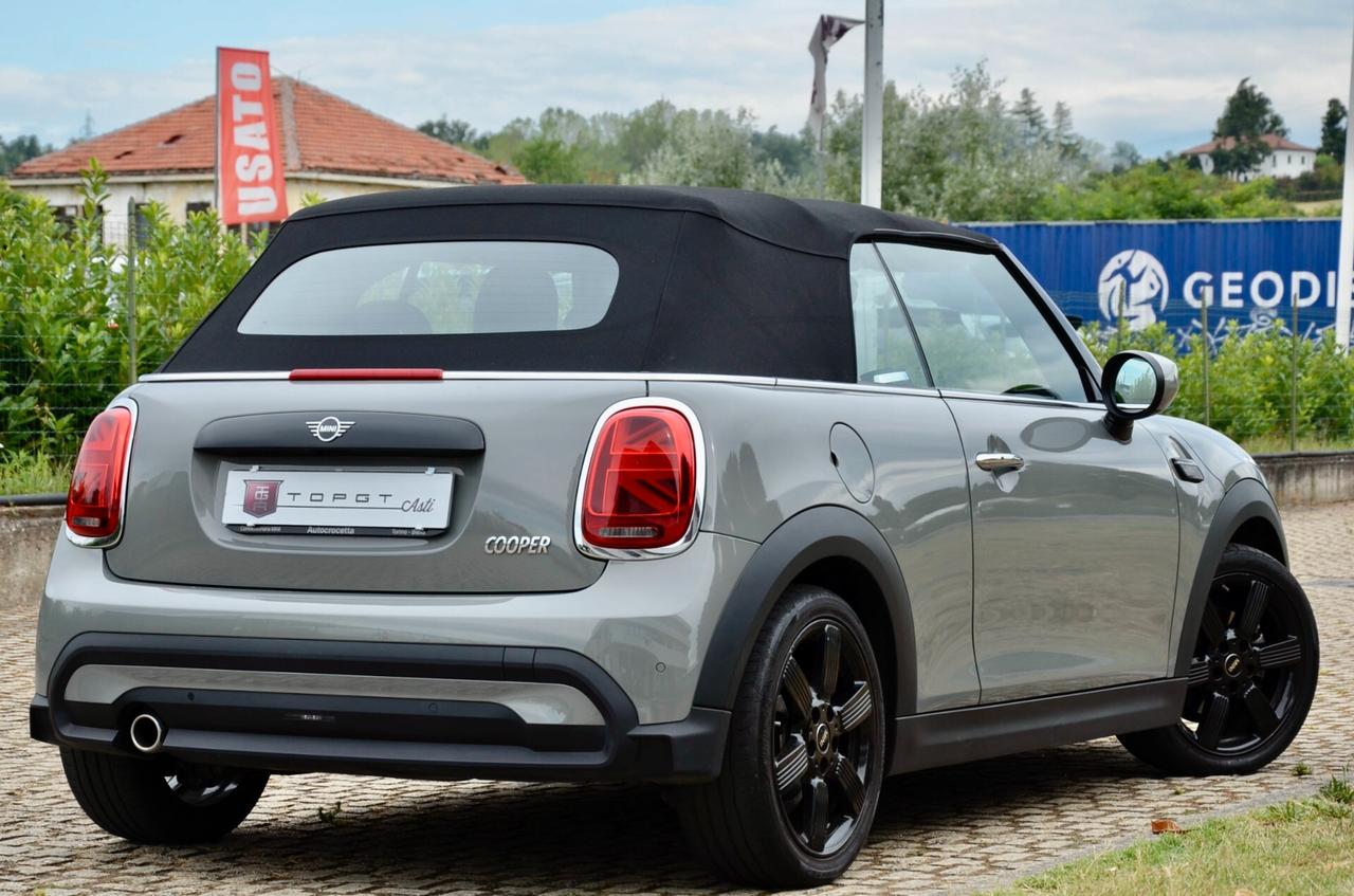 MINI COOPER CABRIO 1.5 136cv AUTO, SERVICE UFF MINI, UFF ITALIANA, UNICOPROP, EURO 6D, NAVI, FARI LED, APPLE, PERMUTE