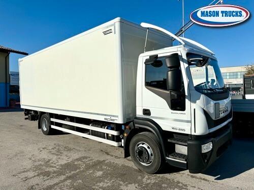 IVECO EUROCARGO 160-280P, furgonatura e sponda, 2022, km 140.000