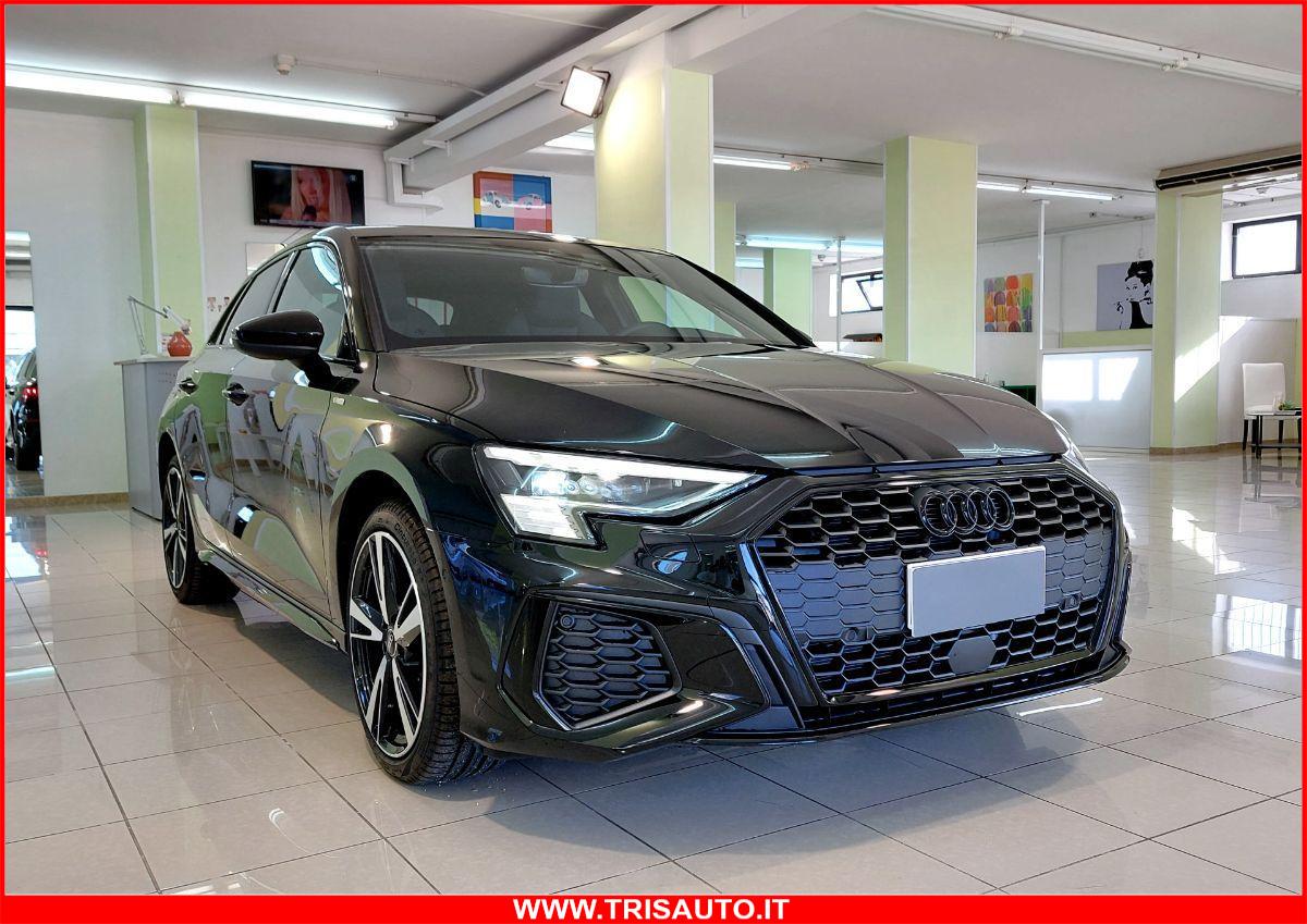 AUDI A3 SPB 40 1.4 Tfsi e 204cv PHEV Identity Black S-line MY24 KM ZERO!!! IVATA