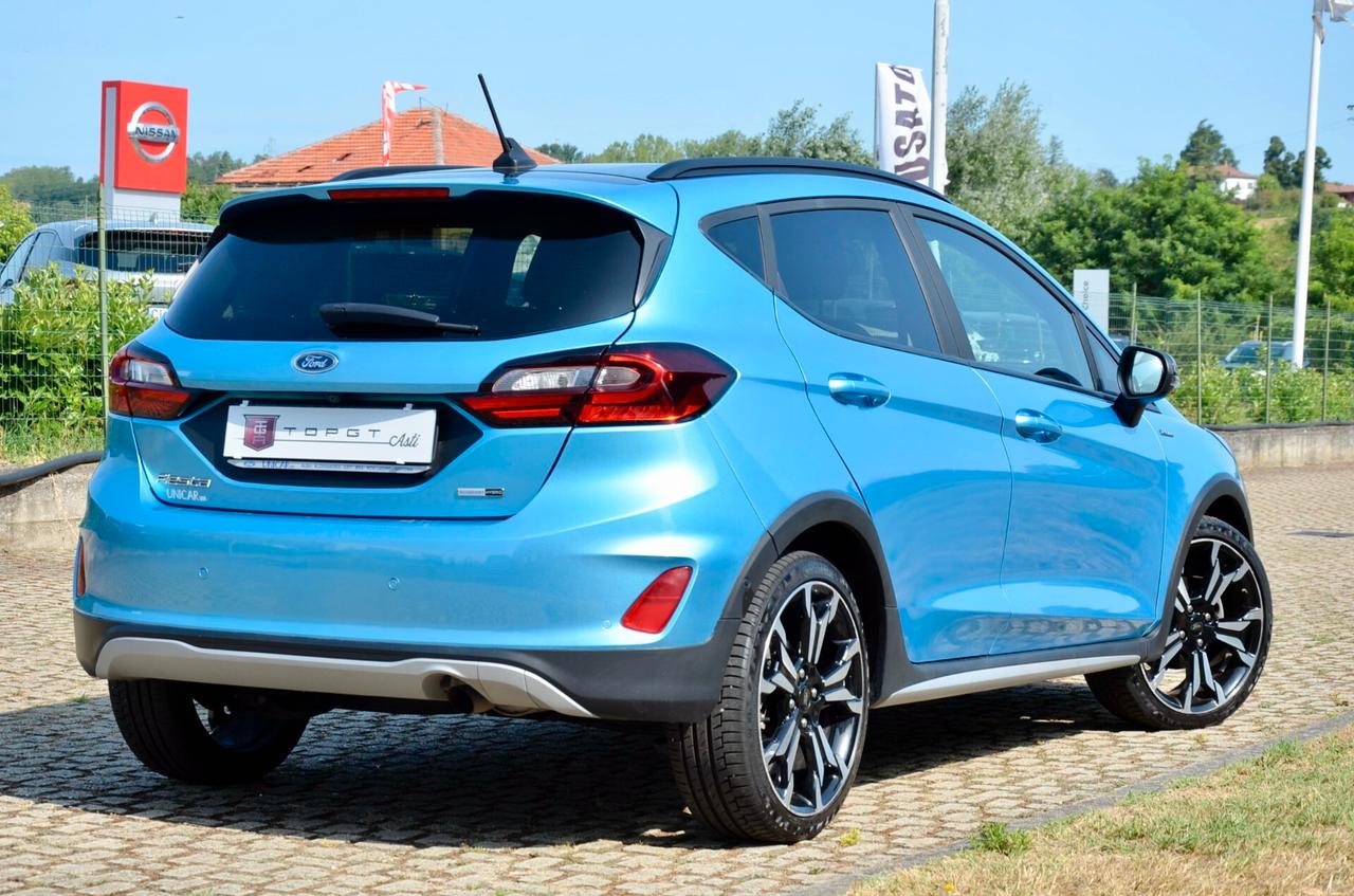 FORD FIESTA 5p. ACTIVE 1.0 ECOBOOST MILD HYBRID 125cv AUTO, UNICOPROPRIETARIO, EURO 6D, UFF ITALIANA, SERVICE FORD, RETROCAMERA, APPLE ANDROID, PERMUTE
