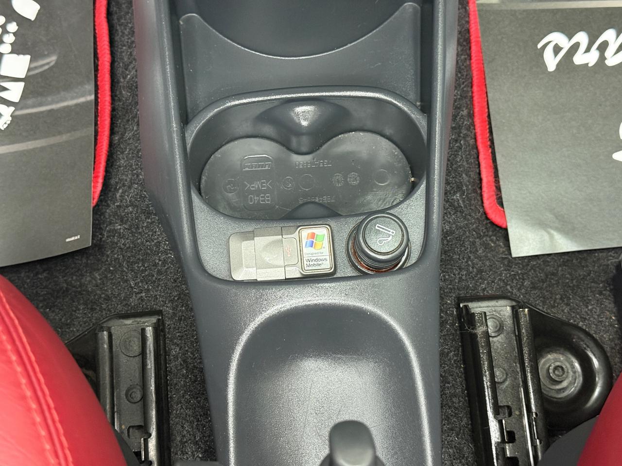 Fiat 500 1.4 16V Lounge Pelle rossa Bianco perla