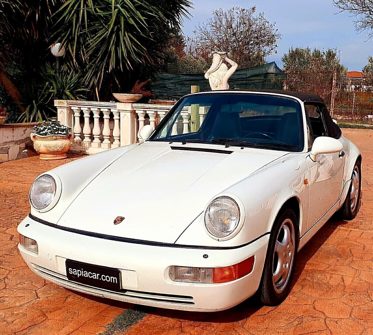 Porsche 964 911 Carrera 2 Cabriolet ASI targa ROMA