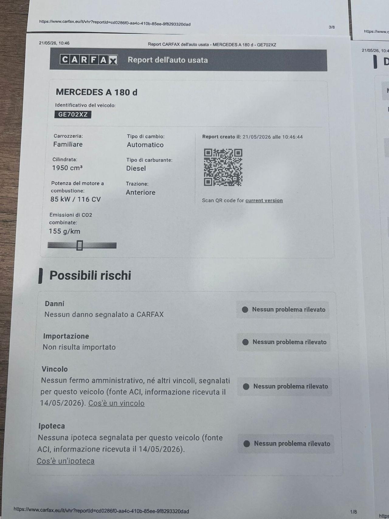 MERCEDES- BENZ A180d SPORT AUTOMATICA 2021 PACK LUCI
