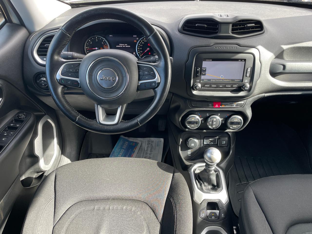 Jeep Renegade 2.0 Mjt 140CV 4WD Limited-NAVIGATORE-RETROCAMERA