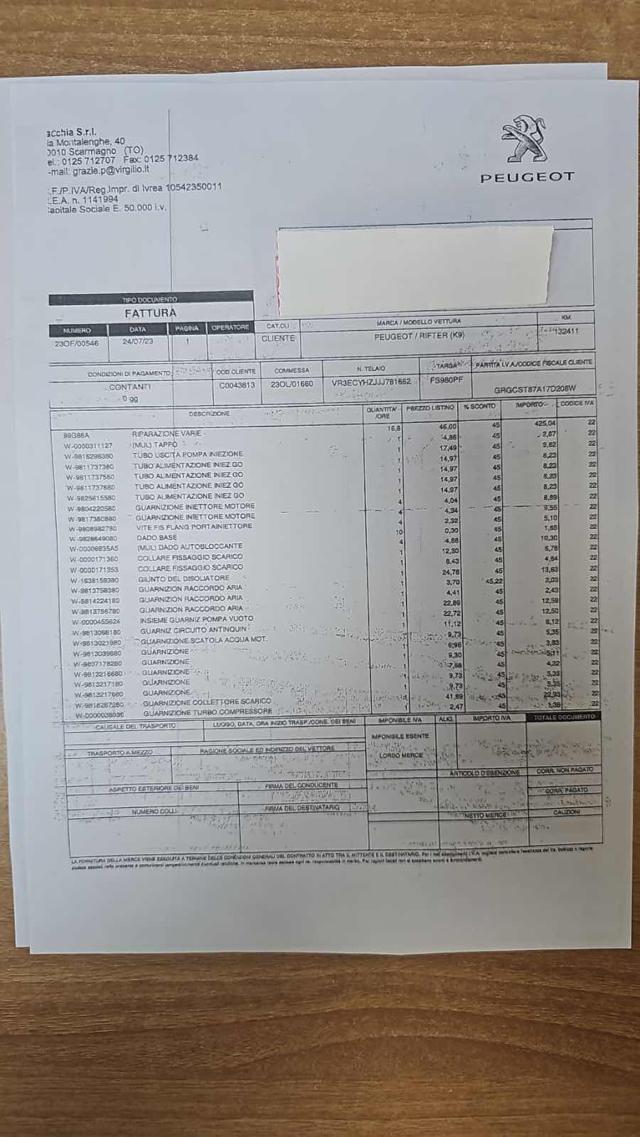 PEUGEOT Rifter BlueHDi 130 50.000 KM GARANZIA