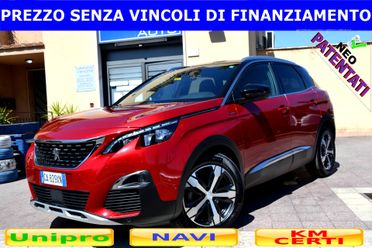 Peugeot 3008 1.5 HDi 130CV GT-LINE **LED-360'-NAV-PEL**UNIPRO'*