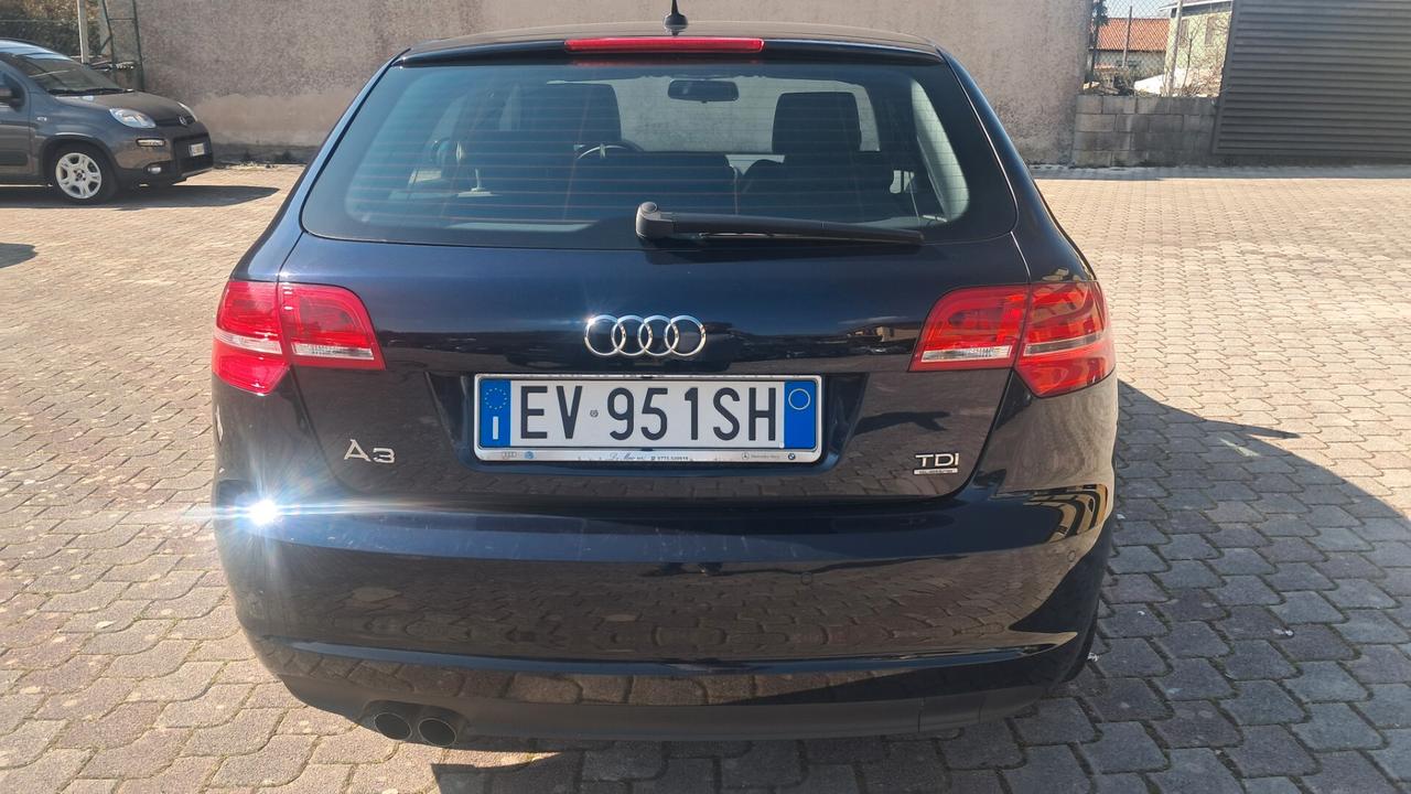 Audi A3 SPB 2.0 TDI 170 CV F.AP. quattro Ambition