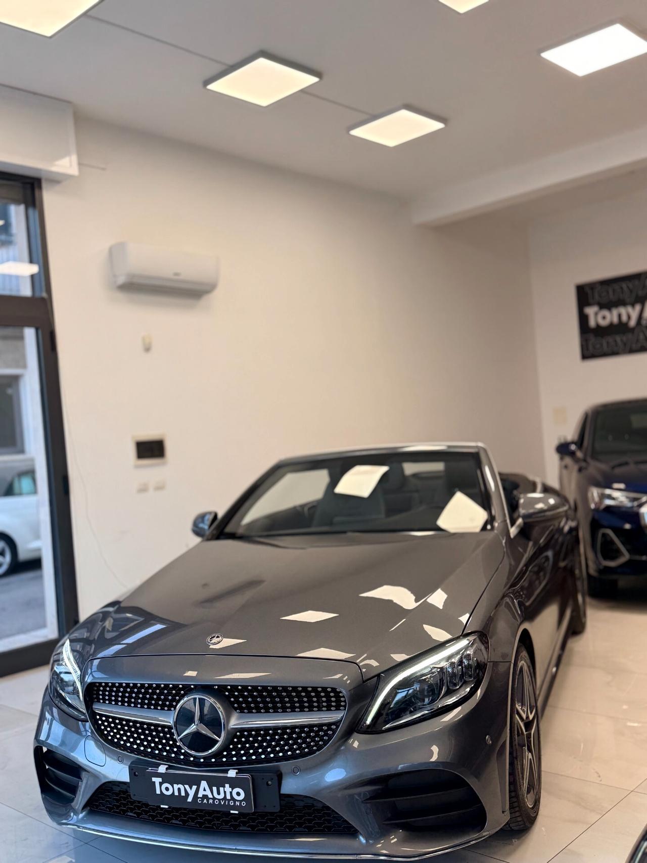 Mercedes-benz C 220 d AutoCABRIO Premium Plus automatica con LUCI SOFFUSE,VIRTUAL COCKPIT,TELECAMERA,APPLE CARPLAY,NAVI