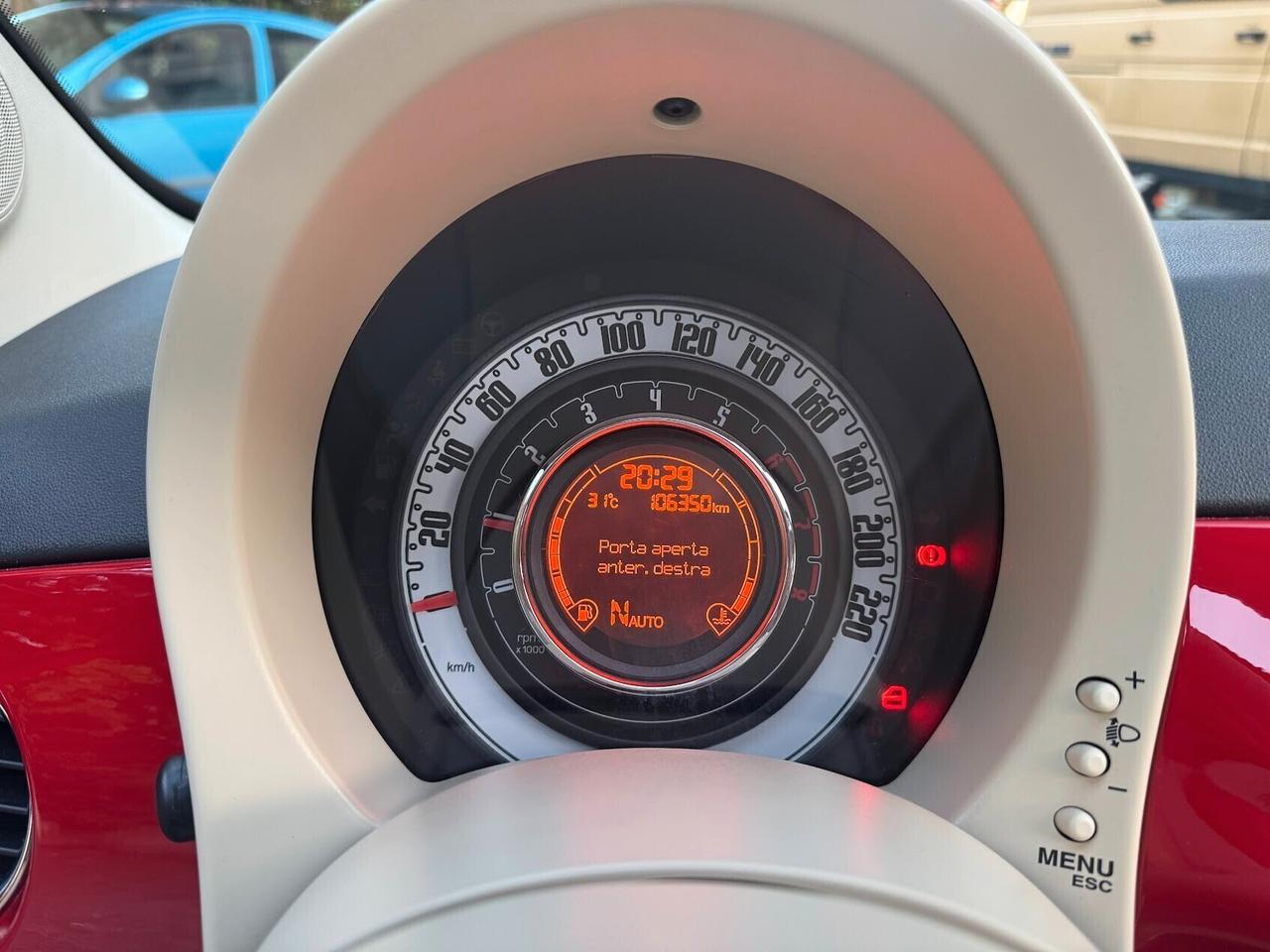 Fiat 500 1.2 Lounge automatica con tetto apribile
