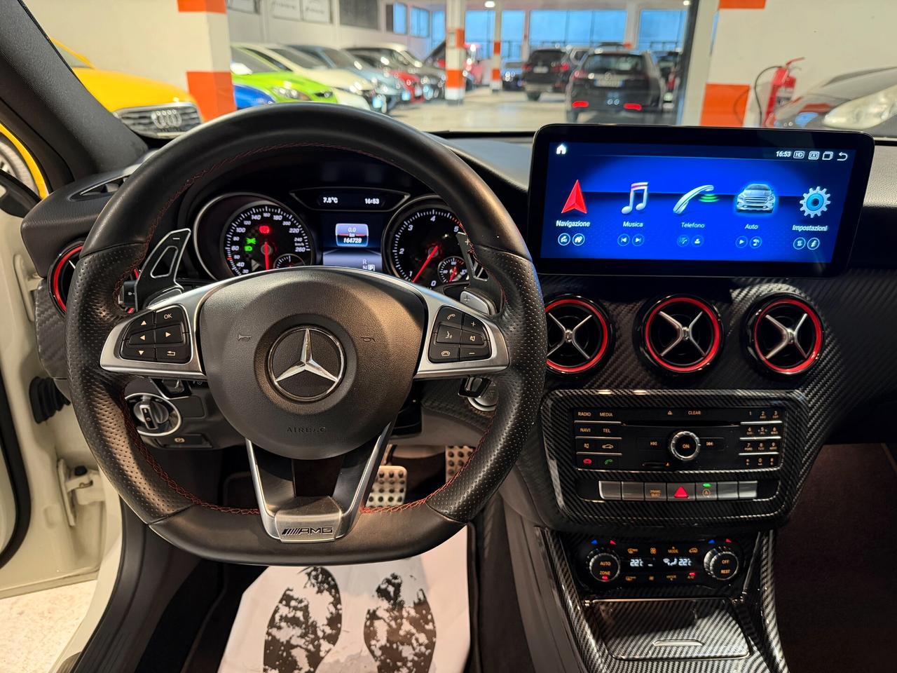 Mercedes-benz A 220 d Premium TETTO-PINZE A45 AMG-CARBONIO