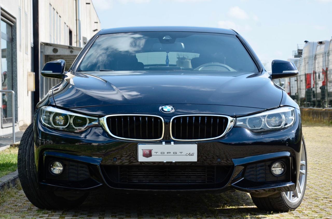 BMW 420d XDRIVE GRAN COUPE MSPORT 190cv AUTO, UFF ITALIANA, EURO 6B, FULL LED, RETROCAMERA, ALCANTARA, 19", PERMUTE