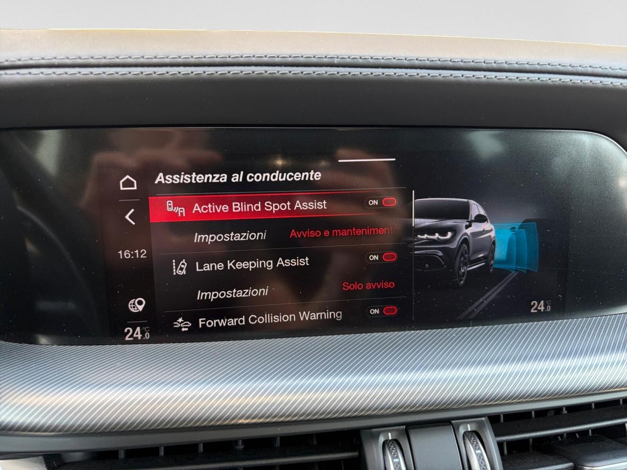 Alfa Romeo Stelvio 2.2 Turbodiesel 210 CV AT8 Q4 Veloce TETTO APRIBILE