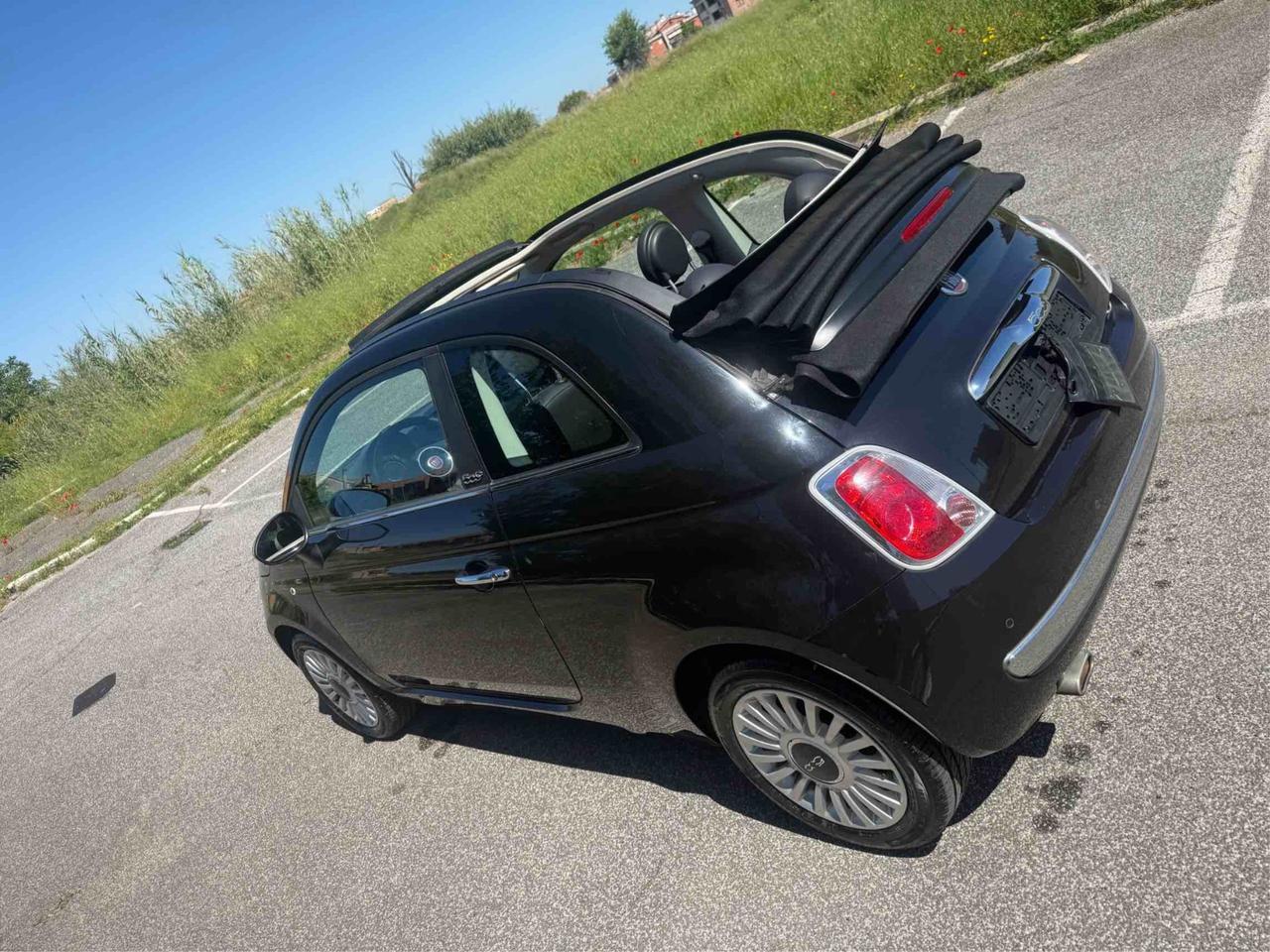 FIAT 500 cabrio 90000km originali garanzia 12 mesi permute