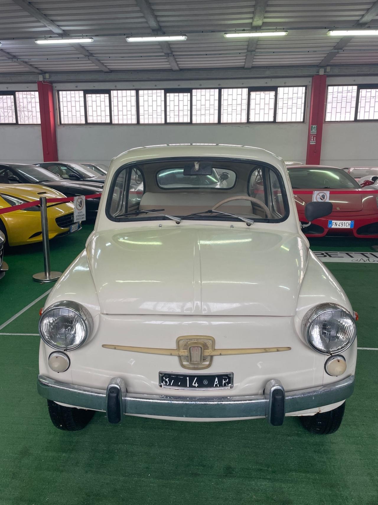 Fiat 600D Targa Originale PERMUTE RATE