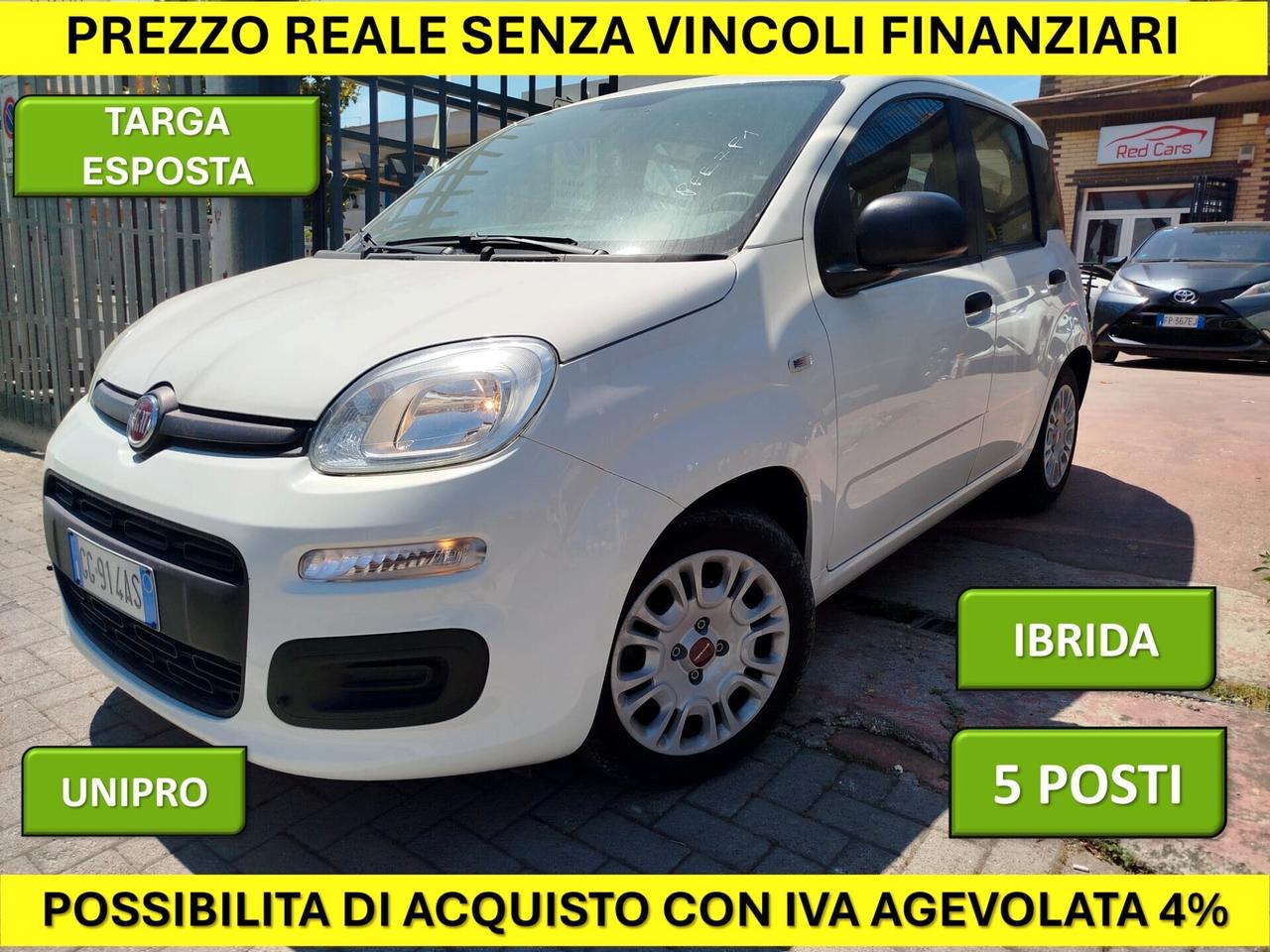 FIAT PANDA 1.0 HYBRID *PREZZO VERO* UNIPRO- 5 POSTI