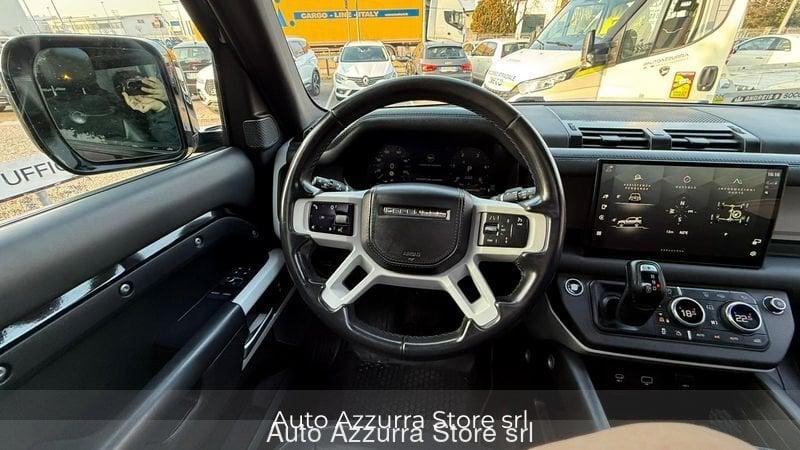 Land Rover Defender 90 3.0D I6 300CV AWD Auto X | IVA, UNIPRO, TAGLIANDI, UFF.ITA, TETTO, 22'', ACC