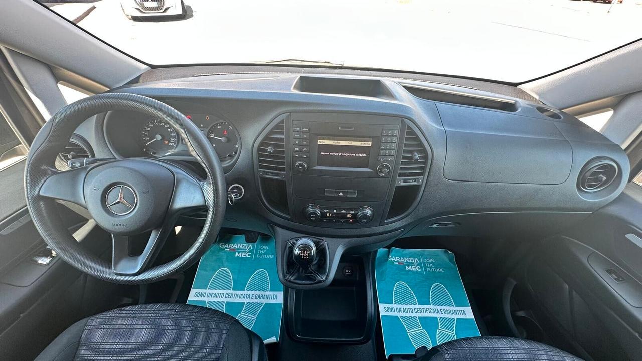 Mercedes-benz Vito 1.6 114 CDI PL Furgone Extra-Long OMOLOGAZIONE N1 6 POSTI /PREZZO COMPLESSIVO ESCLUSO PASSAGGIO DI PROPRIETA'