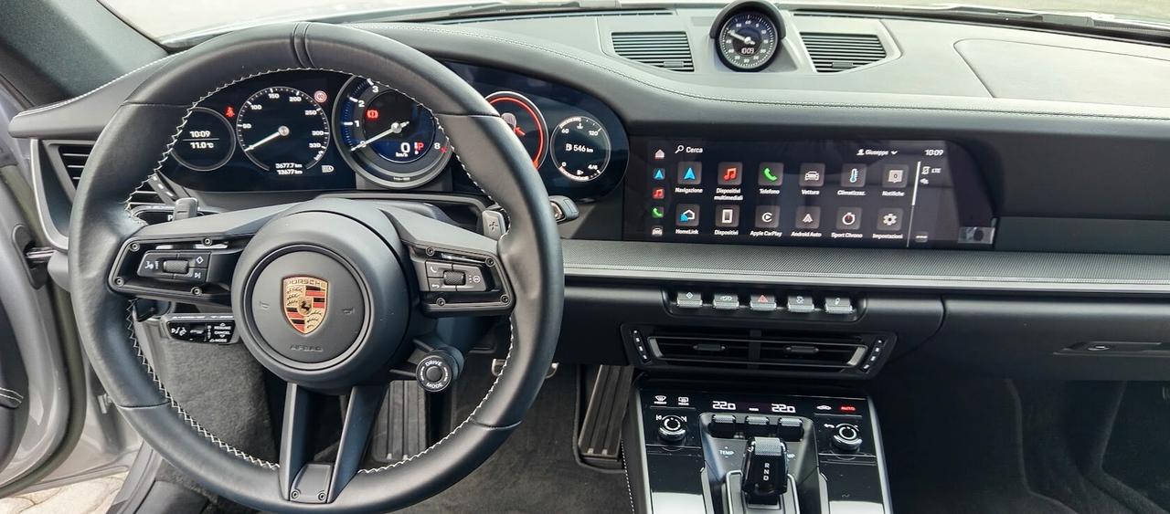 Porsche 992 Carrera Coupe' 385cv Tetto-Pelle-Navi-Sport Crono-Matrix-R21/20-Burmaster
