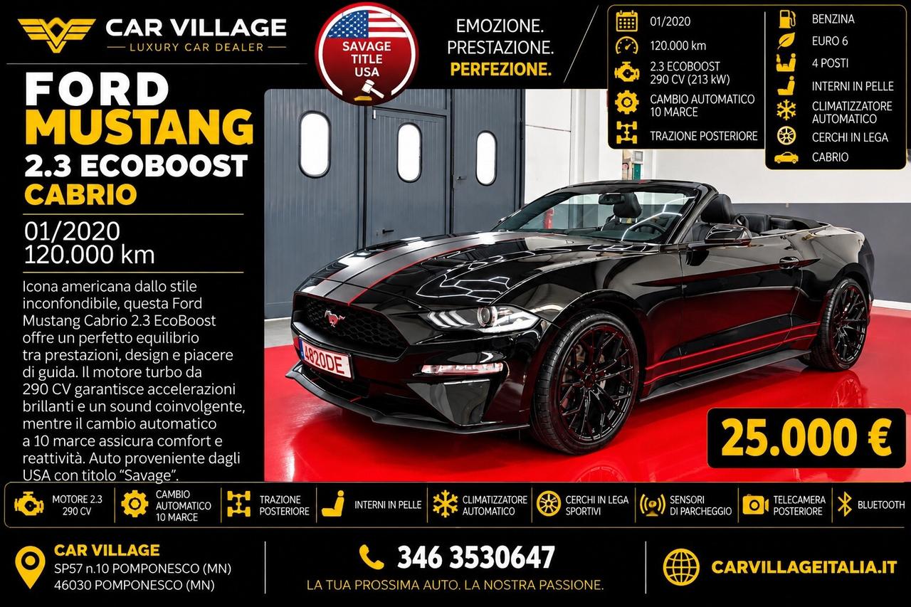 Ford Mustang Convertible 2.3 EcoBoost