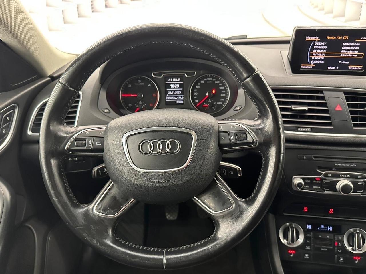 Audi Q3 2.0 TDI-KM CERTIFICATI-PERMUTE-12 MESI DI GARANZIA
