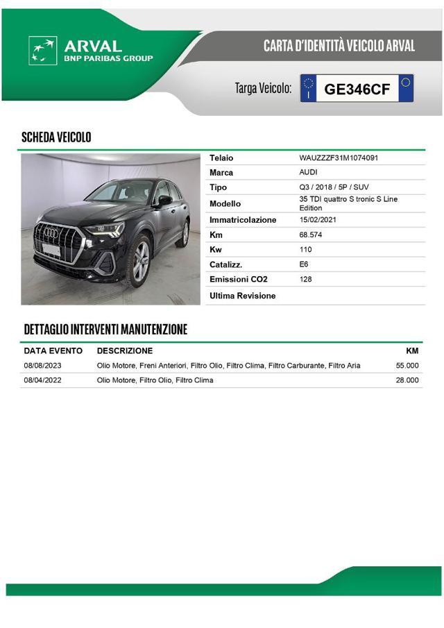 AUDI Q3 35 TDI quattro S-tronic S-line edition LED-ACC-19'