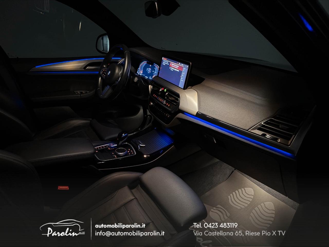 BMW X3 xDrive30d mhev 48V MSport Tetto-Pelle-ACC-360°