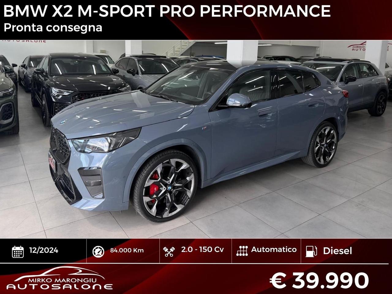 Bmw X2 M sDrive 18d Msport FINANZIABILE