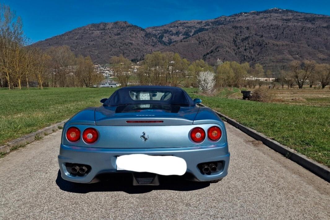 Ferrari 360 Spider MANUALE ASI TARGA ORO