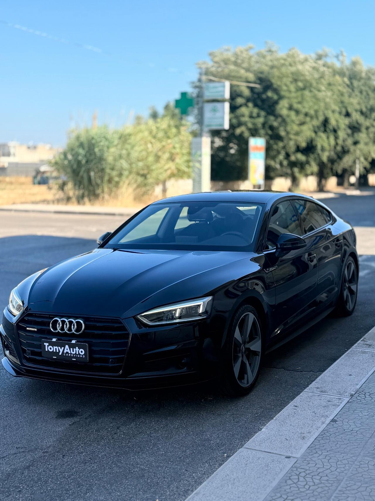 Audi A5 SPORTBACK 2.0 tdi S line edition TOTAL BLACK quattro s-tronic VIRTUAL COCKPIT,ANDROID AUTO,NAVI,APPL
