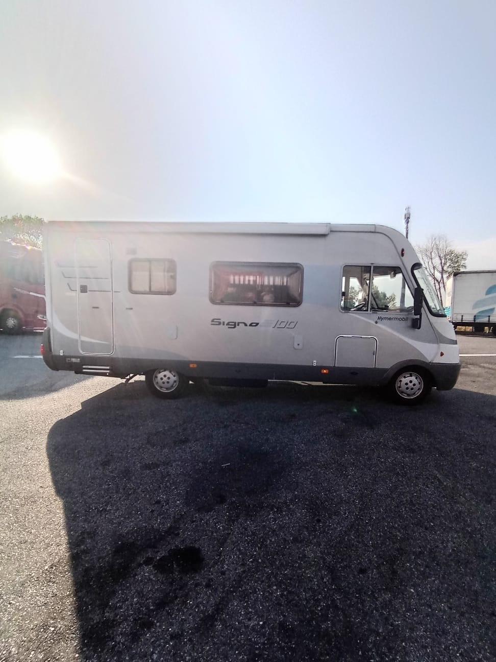 HYMER SIGNO 100 DEL 06 UNI PRO WEBASTO aria ACCESSORIATO IN SALDO