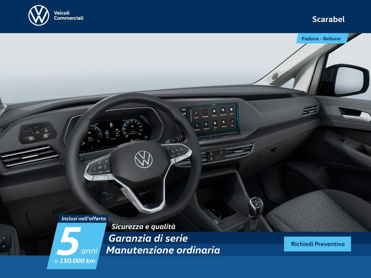 Volkswagen Caddy n1 2.0 tdi 102cv life