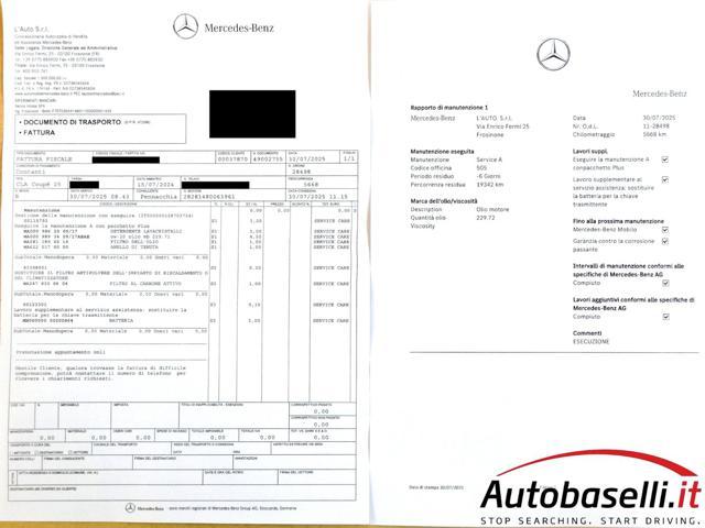MERCEDES-BENZ CLA 250 E PHEV AMG LINE ADVANCED PLUS PLUG-IN HYBRID