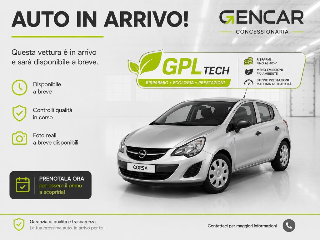 Opel Corsa 5 Porte Corsa 5p 1.2 Edition (elective) Gpl-tech 85cv