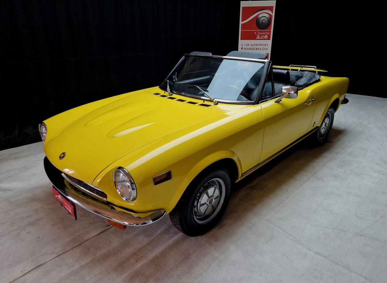 Fiat 124 Spider 1.8cc certif. ASI con C.R.S