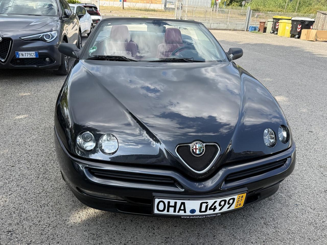 ALFAROMEO GTV SPIDER 2.0 INTERNI IN PELLE ROSSA