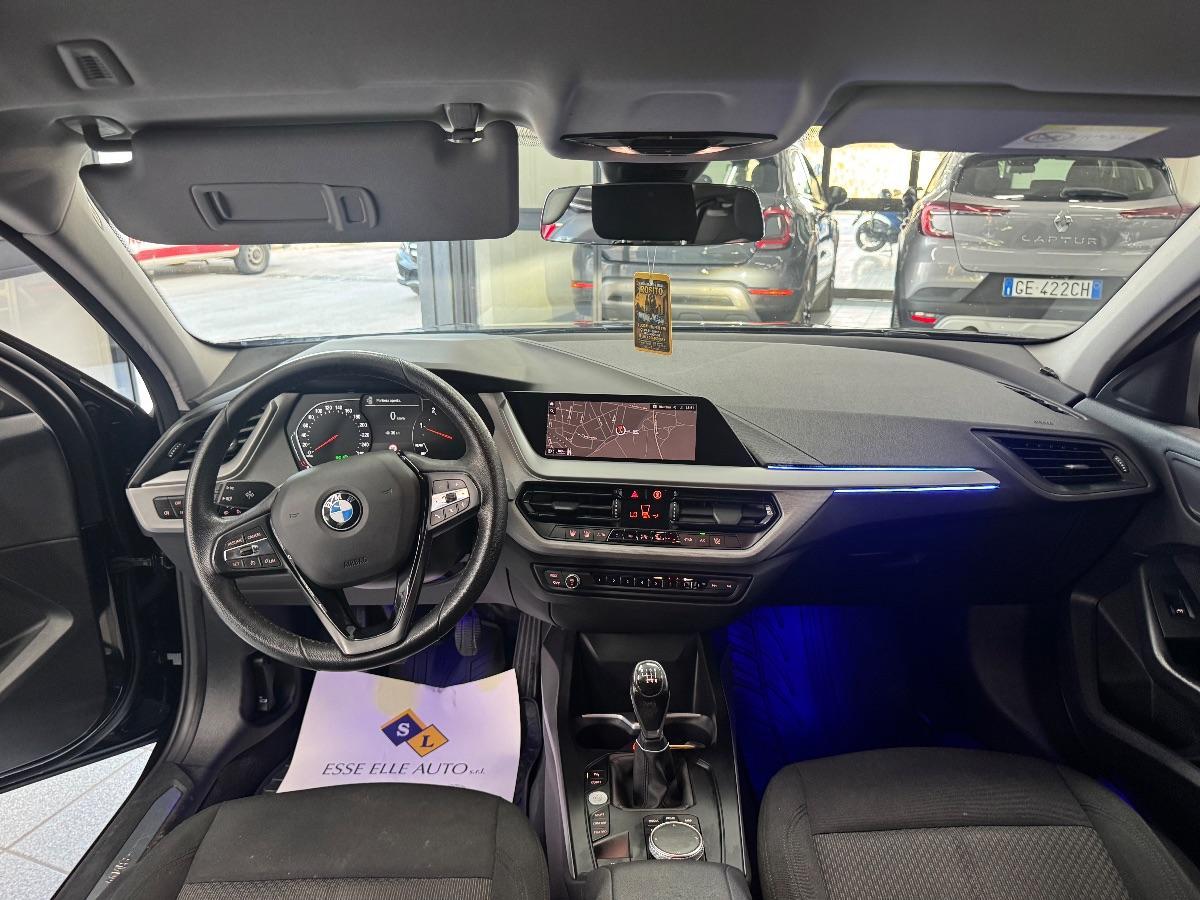 BMW 116d 5p. Sport UNICO PROP/ LED/ NAVIGATORE/ NEOPATENTATI