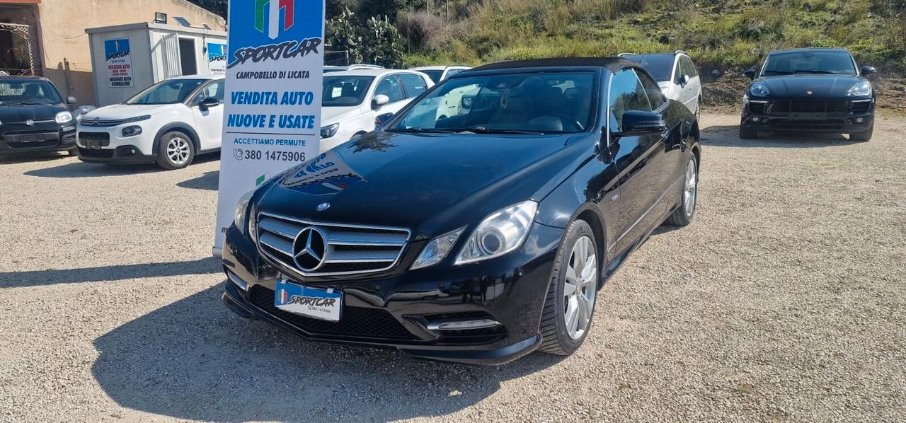 CLASSE E CABRIO AUTOMATICA '2012