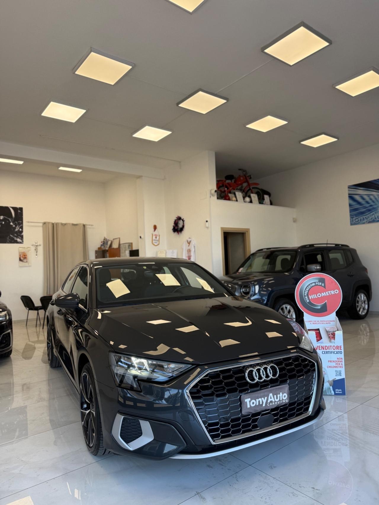 Audi A3 SPORTBACK 30 TDI s-tronic VIRTUAL COCKPIT,NAVI,FARI LED,APPLE CARPLAY, AZIENDALE ITALIA