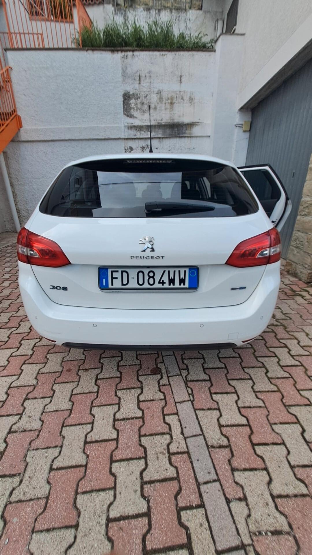 Peugeot 308 gti line full-tdi 1600 cc-unico proprietario-km certificati 164000-tagliandata-bellissima