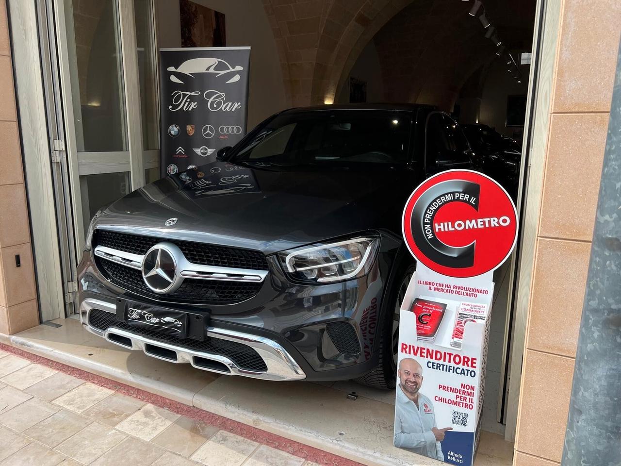 MERCEDES GLC 220D COUPE' 4MATIC SPORT 2.0 194CV PELLE NAVI CAM ANNO 2021