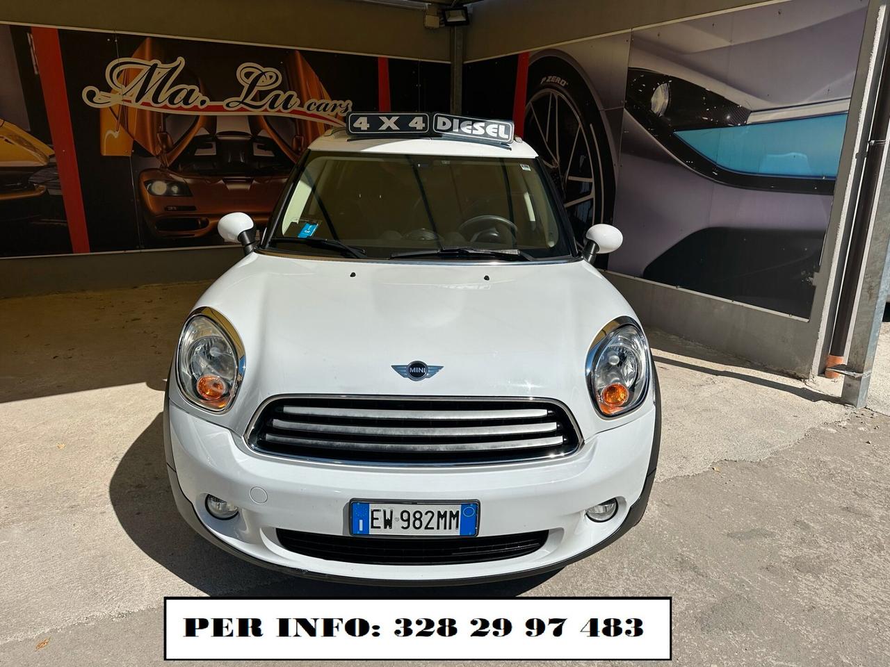 Mini Cooper D Countryman 1.6cc diesel 12 mesi garanzia-2014