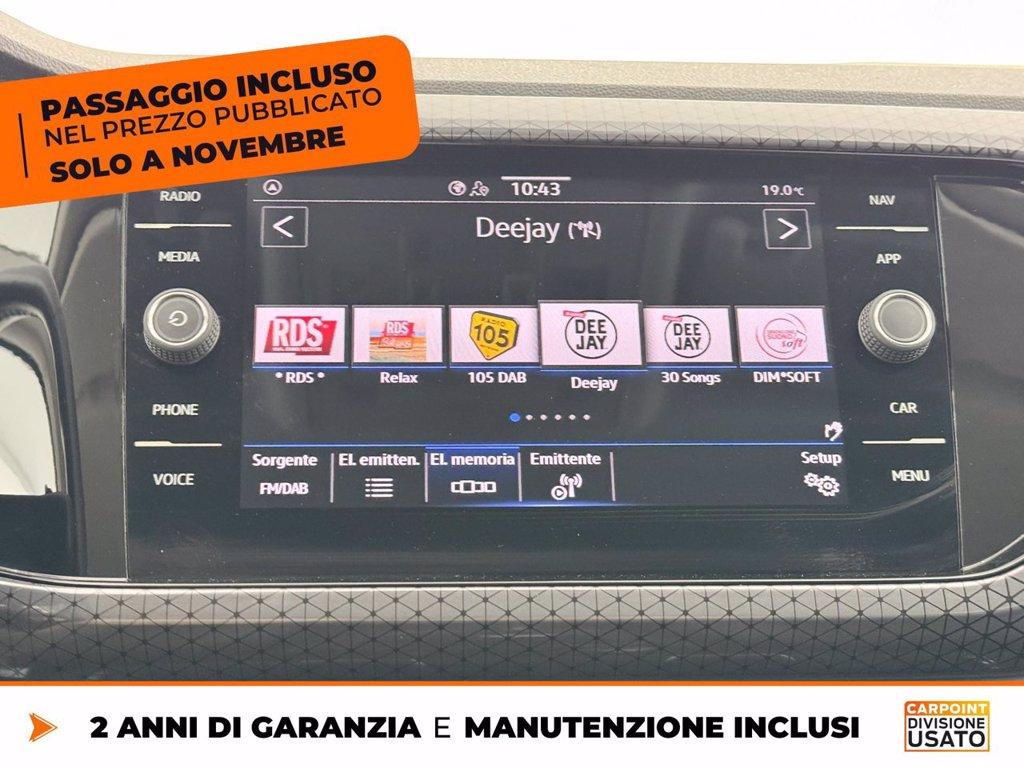 VOLKSWAGEN T-cross 1.0 tsi advanced 110cv dsg del 2022