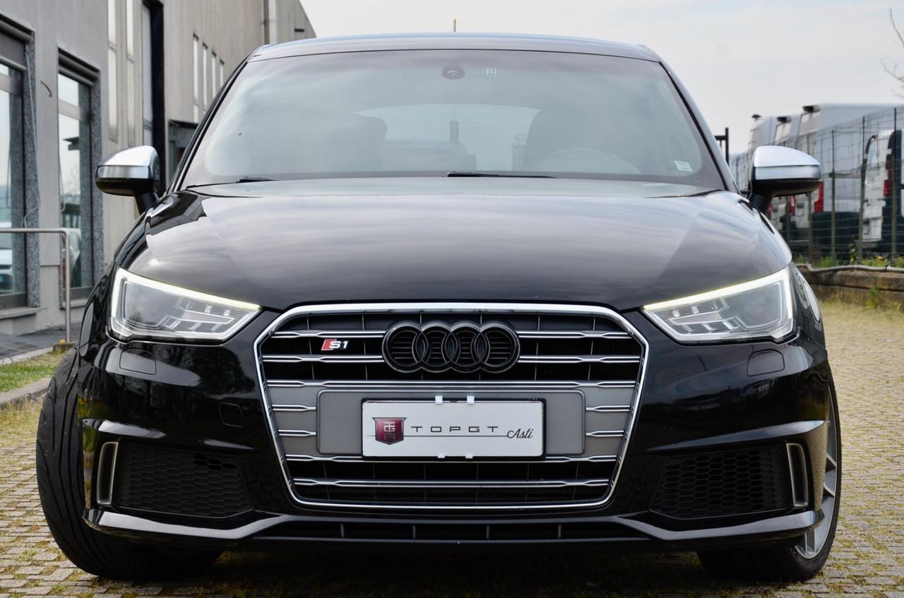 AUDI S1 SPORTBACK 2.0 TFSI QUATTRO 231cv 5p, UFF ITALIANA, KEYLESS, XENO, SEDILI IN PELLE, 18", PERMUTE