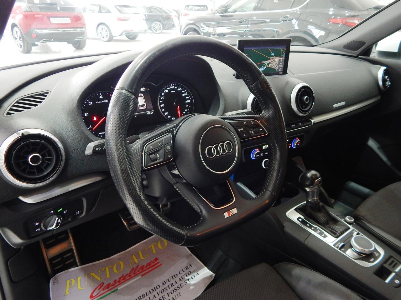 Audi A3 SPB 2.0 TDI S-Line Quattro Stronic TETTO-NAVI-PELL