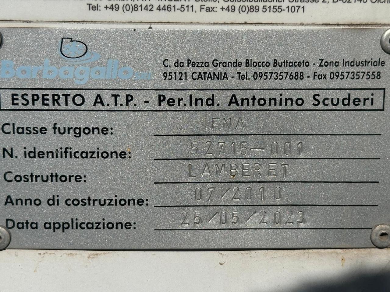 Schmitz Cargobull - LAMBERET OCCASIONE (danneggiato)