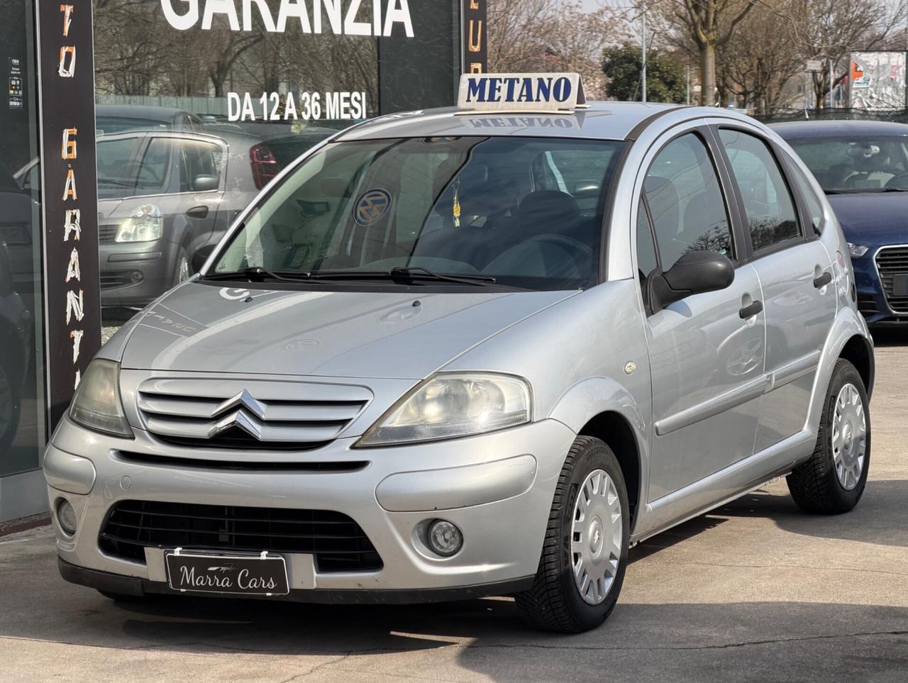Citroen C3 -bombole metano revisionate alla consegna-Neopatentati-GARANZIA 12MESI