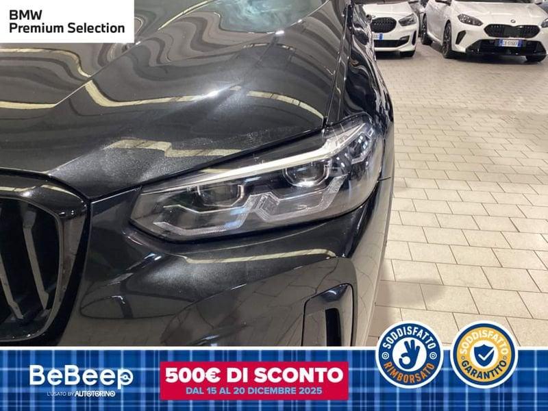 BMW X3 XDRIVE20D MHEV 48V MSPORT AUTO